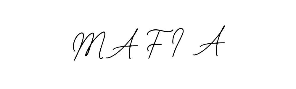 Bearetta-2O07w is a professional signature style that is perfect for those who want to add a touch of class to their signature. It is also a great choice for those who want to make their signature more unique. Get M A F I  A name to fancy signature for free. M A F I  A signature style 12 images and pictures png