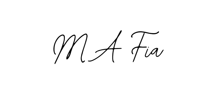 Create a beautiful signature design for name M A Fia. With this signature (Bearetta-2O07w) fonts, you can make a handwritten signature for free. M A Fia signature style 12 images and pictures png