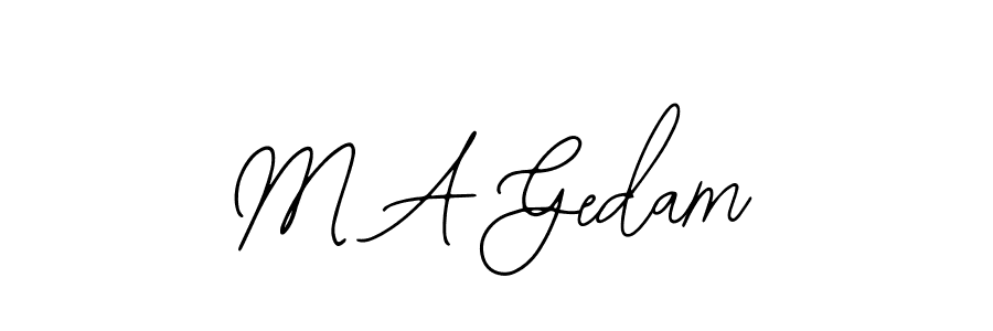 Here are the top 10 professional signature styles for the name M A Gedam. These are the best autograph styles you can use for your name. M A Gedam signature style 12 images and pictures png
