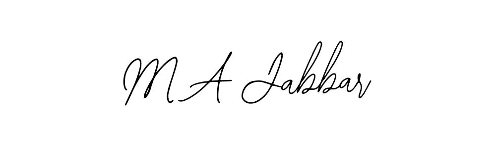 Here are the top 10 professional signature styles for the name M A Jabbar. These are the best autograph styles you can use for your name. M A Jabbar signature style 12 images and pictures png