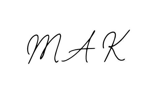 Make a beautiful signature design for name M A K. With this signature (Bearetta-2O07w) style, you can create a handwritten signature for free. M A K signature style 12 images and pictures png