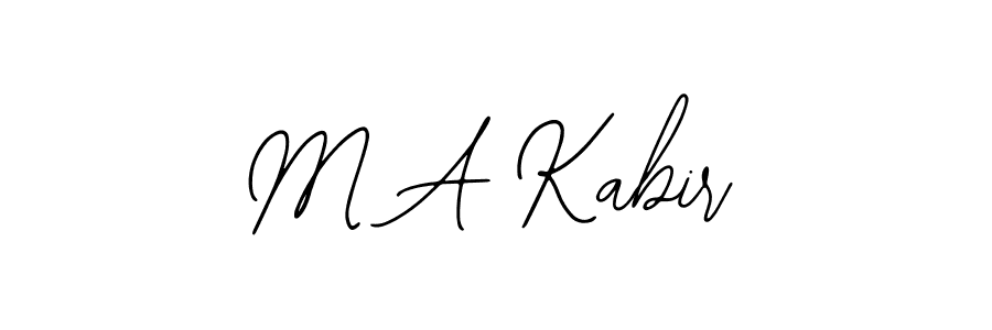 Make a beautiful signature design for name M A Kabir. With this signature (Bearetta-2O07w) style, you can create a handwritten signature for free. M A Kabir signature style 12 images and pictures png