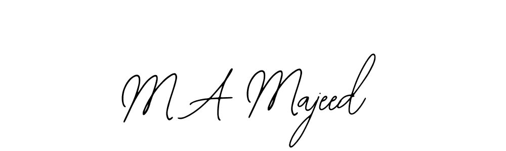 How to Draw M A Majeed signature style? Bearetta-2O07w is a latest design signature styles for name M A Majeed. M A Majeed signature style 12 images and pictures png