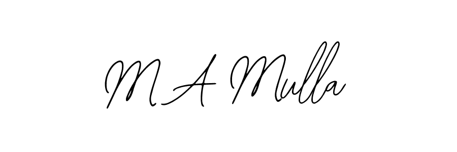 This is the best signature style for the M A Mulla name. Also you like these signature font (Bearetta-2O07w). Mix name signature. M A Mulla signature style 12 images and pictures png