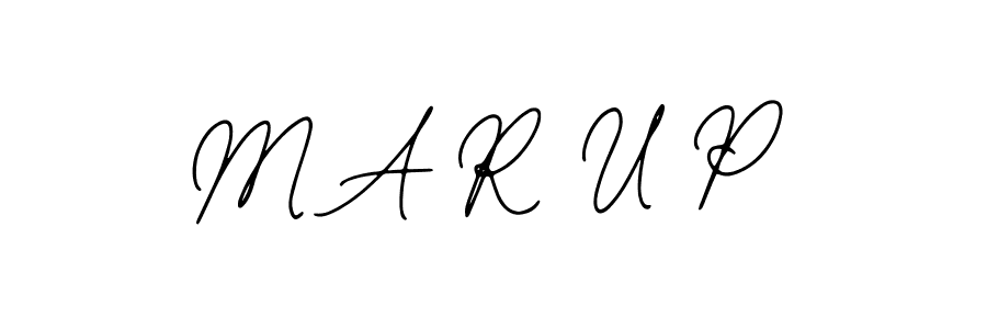 Also we have M A R U P name is the best signature style. Create professional handwritten signature collection using Bearetta-2O07w autograph style. M A R U P signature style 12 images and pictures png