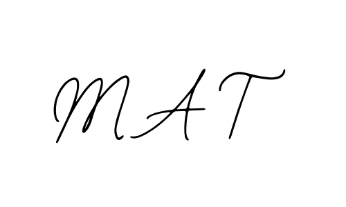 How to make M A T signature? Bearetta-2O07w is a professional autograph style. Create handwritten signature for M A T name. M A T signature style 12 images and pictures png