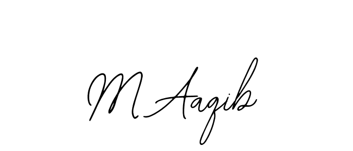 Create a beautiful signature design for name M Aaqib. With this signature (Bearetta-2O07w) fonts, you can make a handwritten signature for free. M Aaqib signature style 12 images and pictures png