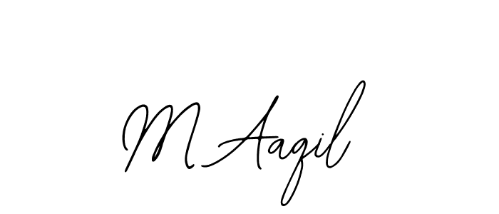 Best and Professional Signature Style for M Aaqil. Bearetta-2O07w Best Signature Style Collection. M Aaqil signature style 12 images and pictures png