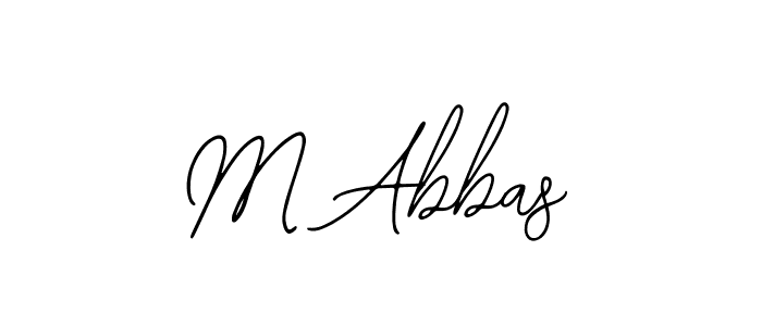 How to make M Abbas signature? Bearetta-2O07w is a professional autograph style. Create handwritten signature for M Abbas name. M Abbas signature style 12 images and pictures png