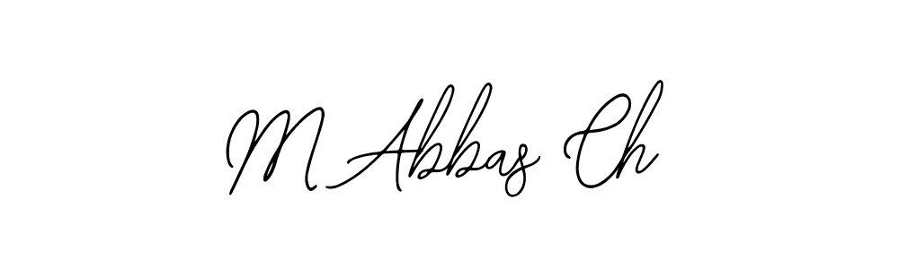 Create a beautiful signature design for name M Abbas Ch. With this signature (Bearetta-2O07w) fonts, you can make a handwritten signature for free. M Abbas Ch signature style 12 images and pictures png