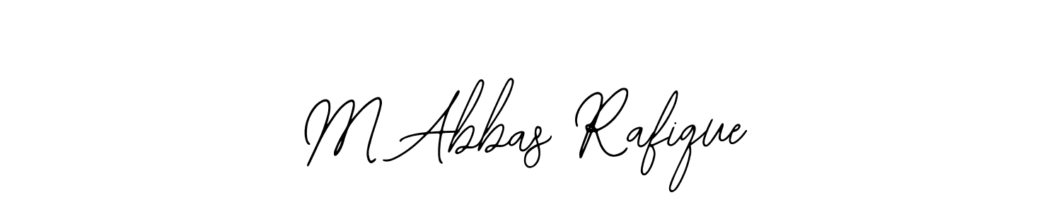 M Abbas Rafique stylish signature style. Best Handwritten Sign (Bearetta-2O07w) for my name. Handwritten Signature Collection Ideas for my name M Abbas Rafique. M Abbas Rafique signature style 12 images and pictures png