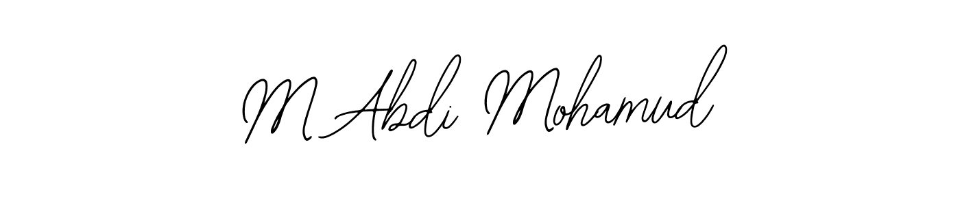 How to Draw M Abdi Mohamud signature style? Bearetta-2O07w is a latest design signature styles for name M Abdi Mohamud. M Abdi Mohamud signature style 12 images and pictures png