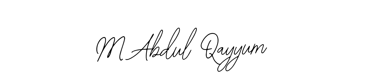 if you are searching for the best signature style for your name M Abdul Qayyum. so please give up your signature search. here we have designed multiple signature styles  using Bearetta-2O07w. M Abdul Qayyum signature style 12 images and pictures png