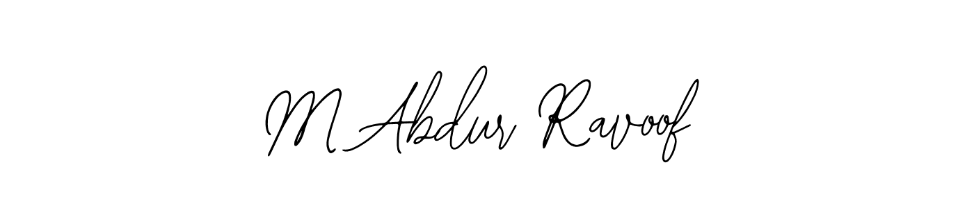 It looks lik you need a new signature style for name M Abdur Ravoof. Design unique handwritten (Bearetta-2O07w) signature with our free signature maker in just a few clicks. M Abdur Ravoof signature style 12 images and pictures png