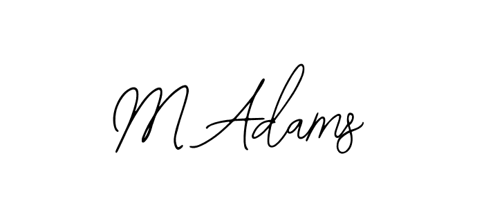 Create a beautiful signature design for name M Adams. With this signature (Bearetta-2O07w) fonts, you can make a handwritten signature for free. M Adams signature style 12 images and pictures png