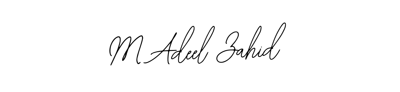 Create a beautiful signature design for name M Adeel Zahid. With this signature (Bearetta-2O07w) fonts, you can make a handwritten signature for free. M Adeel Zahid signature style 12 images and pictures png