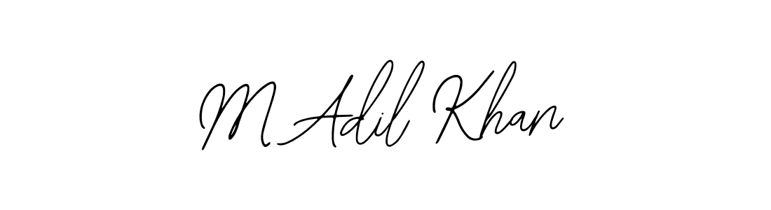 Design your own signature with our free online signature maker. With this signature software, you can create a handwritten (Bearetta-2O07w) signature for name M Adil Khan. M Adil Khan signature style 12 images and pictures png