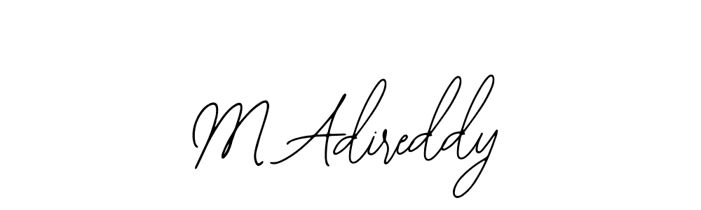 Create a beautiful signature design for name M Adireddy. With this signature (Bearetta-2O07w) fonts, you can make a handwritten signature for free. M Adireddy signature style 12 images and pictures png