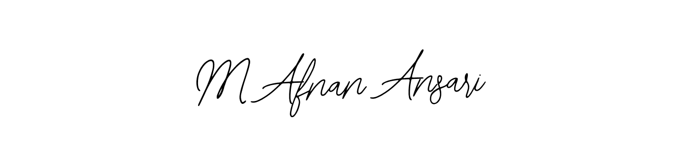 Make a beautiful signature design for name M Afnan Ansari. Use this online signature maker to create a handwritten signature for free. M Afnan Ansari signature style 12 images and pictures png