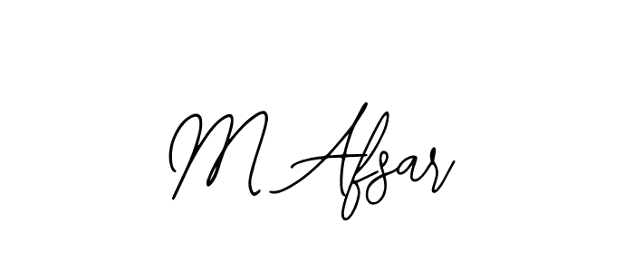 Make a beautiful signature design for name M Afsar. With this signature (Bearetta-2O07w) style, you can create a handwritten signature for free. M Afsar signature style 12 images and pictures png