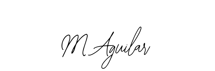 Make a beautiful signature design for name M Aguilar. Use this online signature maker to create a handwritten signature for free. M Aguilar signature style 12 images and pictures png