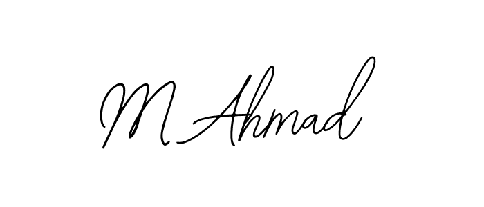 M Ahmad stylish signature style. Best Handwritten Sign (Bearetta-2O07w) for my name. Handwritten Signature Collection Ideas for my name M Ahmad. M Ahmad signature style 12 images and pictures png