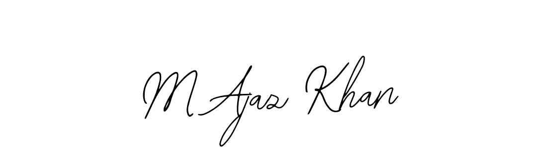 Make a beautiful signature design for name M Ajaz Khan. Use this online signature maker to create a handwritten signature for free. M Ajaz Khan signature style 12 images and pictures png