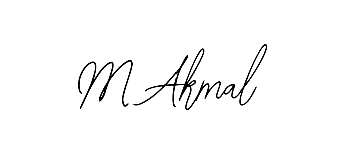 Use a signature maker to create a handwritten signature online. With this signature software, you can design (Bearetta-2O07w) your own signature for name M Akmal. M Akmal signature style 12 images and pictures png