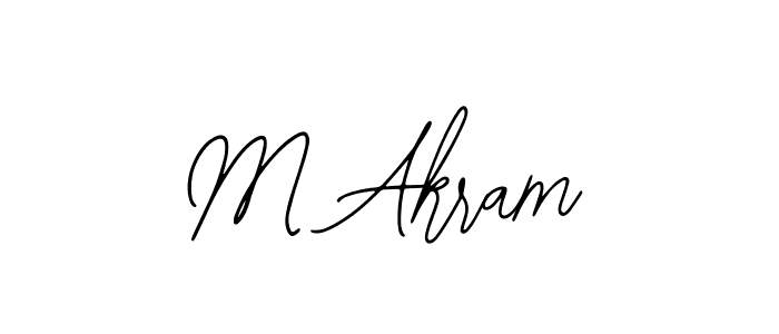 Create a beautiful signature design for name M Akram. With this signature (Bearetta-2O07w) fonts, you can make a handwritten signature for free. M Akram signature style 12 images and pictures png