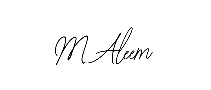 Also You can easily find your signature by using the search form. We will create M Aleem name handwritten signature images for you free of cost using Bearetta-2O07w sign style. M Aleem signature style 12 images and pictures png