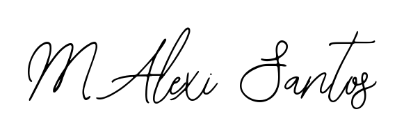 Create a personalized artistic stamp with M Alexi Santos in Bearetta-2O07w font. Perfect for visual artists, designers, and influencers. M Alexi Santos signature style 12 images and pictures png