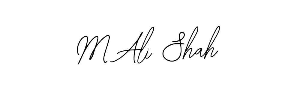 Also we have M Ali Shah name is the best signature style. Create professional handwritten signature collection using Bearetta-2O07w autograph style. M Ali Shah signature style 12 images and pictures png