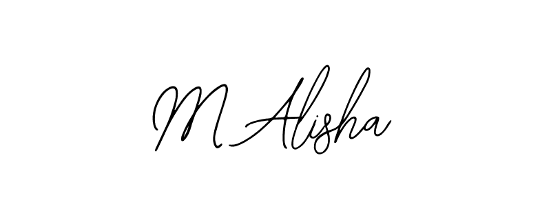 You can use this online signature creator to create a handwritten signature for the name M Alisha. This is the best online autograph maker. M Alisha signature style 12 images and pictures png