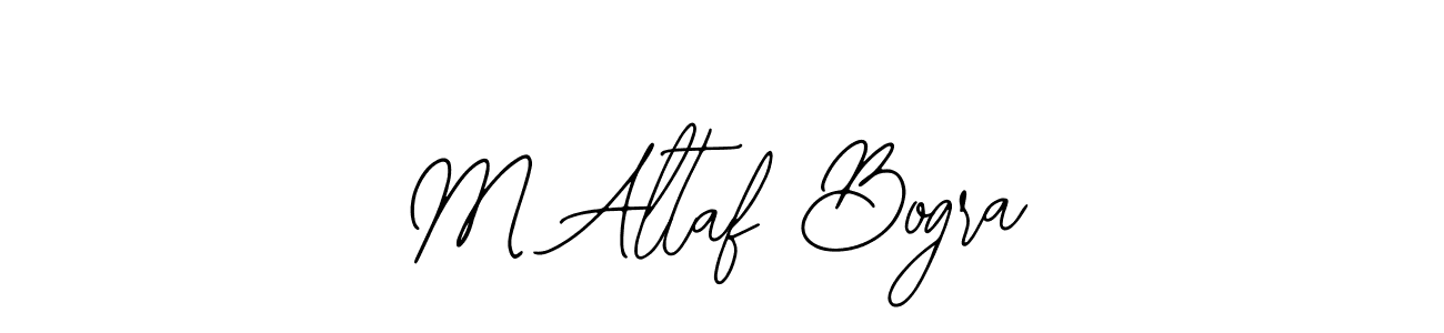 Similarly Bearetta-2O07w is the best handwritten signature design. Signature creator online .You can use it as an online autograph creator for name M Altaf Bogra. M Altaf Bogra signature style 12 images and pictures png
