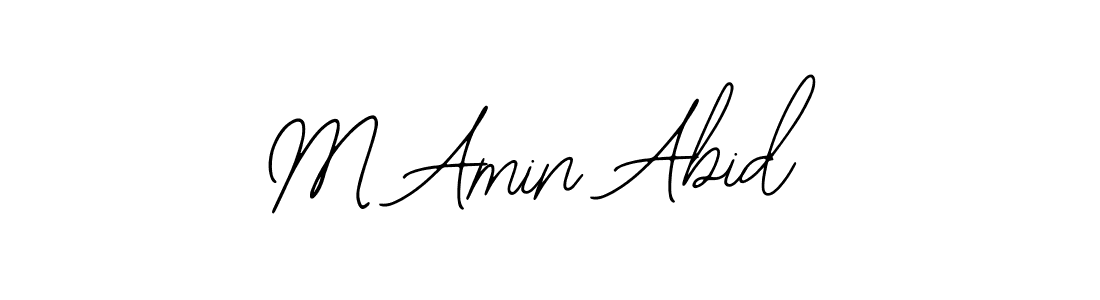 Make a beautiful signature design for name M Amin Abid. With this signature (Bearetta-2O07w) style, you can create a handwritten signature for free. M Amin Abid signature style 12 images and pictures png