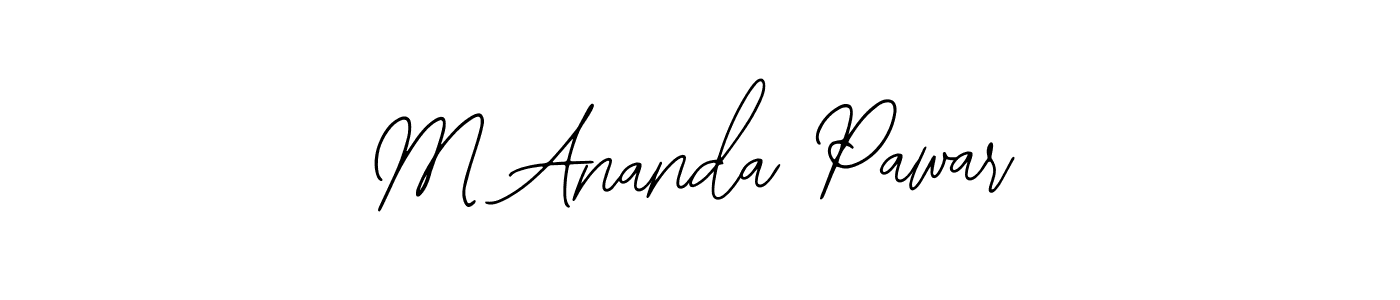 Also we have M Ananda Pawar name is the best signature style. Create professional handwritten signature collection using Bearetta-2O07w autograph style. M Ananda Pawar signature style 12 images and pictures png