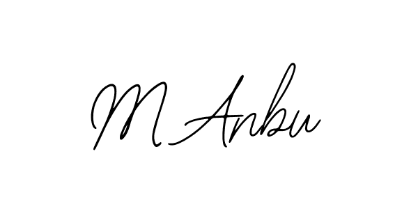 Also we have M Anbu name is the best signature style. Create professional handwritten signature collection using Bearetta-2O07w autograph style. M Anbu signature style 12 images and pictures png