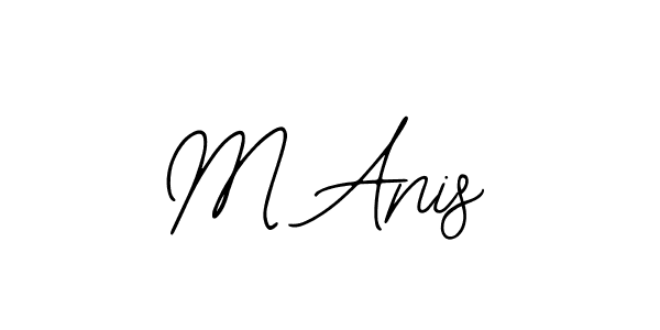 Create a beautiful signature design for name M Anis. With this signature (Bearetta-2O07w) fonts, you can make a handwritten signature for free. M Anis signature style 12 images and pictures png