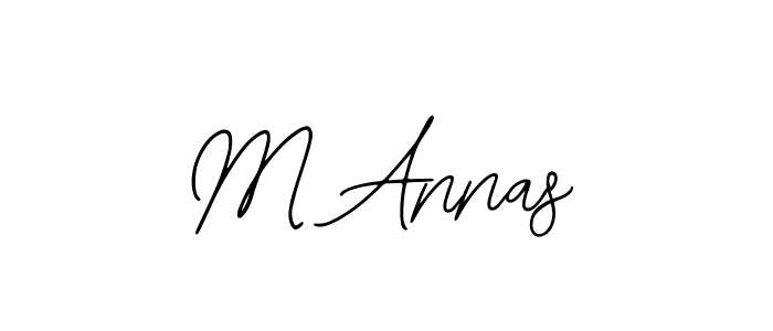 How to make M Annas signature? Bearetta-2O07w is a professional autograph style. Create handwritten signature for M Annas name. M Annas signature style 12 images and pictures png