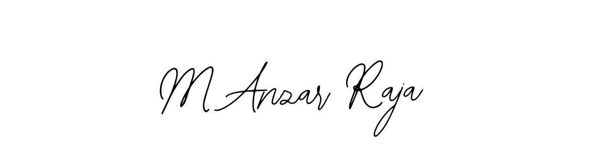 Design your own signature with our free online signature maker. With this signature software, you can create a handwritten (Bearetta-2O07w) signature for name M Anzar Raja. M Anzar Raja signature style 12 images and pictures png