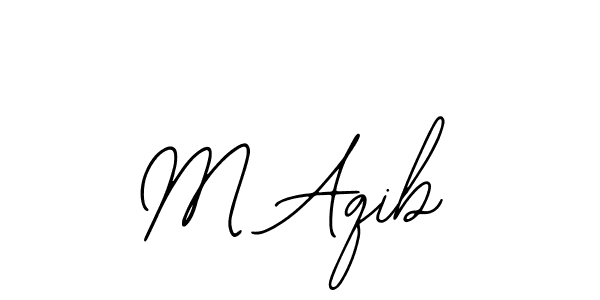 You can use this online signature creator to create a handwritten signature for the name M Aqib. This is the best online autograph maker. M Aqib signature style 12 images and pictures png