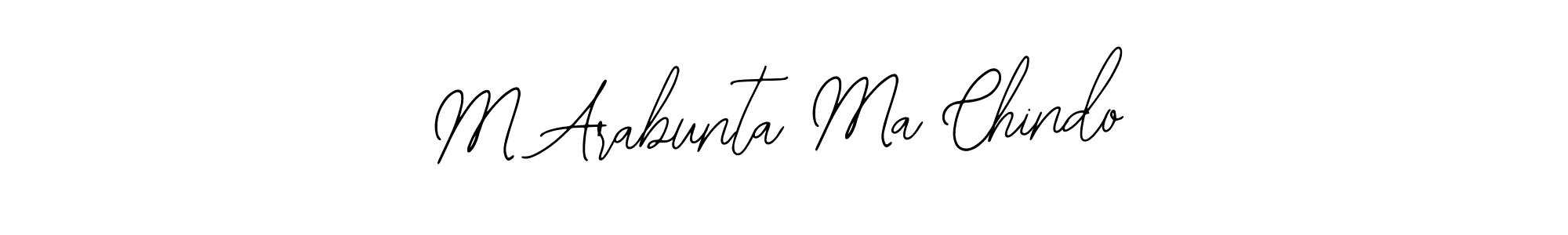 Make a beautiful signature design for name M Arabunta Ma Chindo. With this signature (Bearetta-2O07w) style, you can create a handwritten signature for free. M Arabunta Ma Chindo signature style 12 images and pictures png