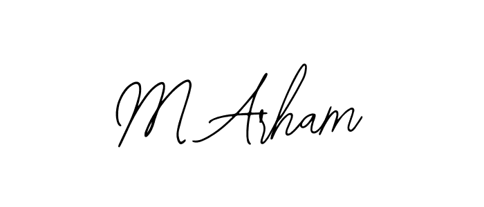 Once you've used our free online signature maker to create your best signature Bearetta-2O07w style, it's time to enjoy all of the benefits that M Arham name signing documents. M Arham signature style 12 images and pictures png