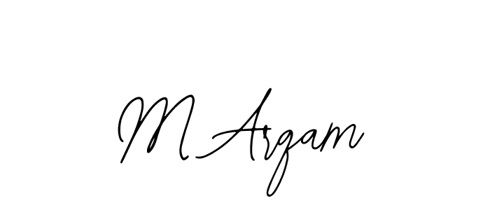 Similarly Bearetta-2O07w is the best handwritten signature design. Signature creator online .You can use it as an online autograph creator for name M Arqam. M Arqam signature style 12 images and pictures png