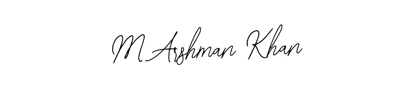 Also You can easily find your signature by using the search form. We will create M Arshman Khan name handwritten signature images for you free of cost using Bearetta-2O07w sign style. M Arshman Khan signature style 12 images and pictures png