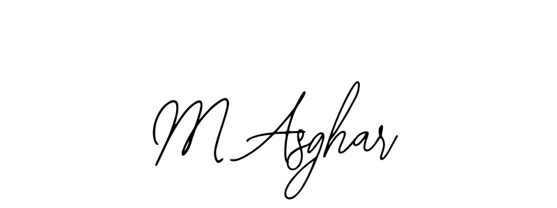 Create a beautiful signature design for name M Asghar. With this signature (Bearetta-2O07w) fonts, you can make a handwritten signature for free. M Asghar signature style 12 images and pictures png