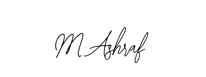 You should practise on your own different ways (Bearetta-2O07w) to write your name (M Ashraf) in signature. don't let someone else do it for you. M Ashraf signature style 12 images and pictures png