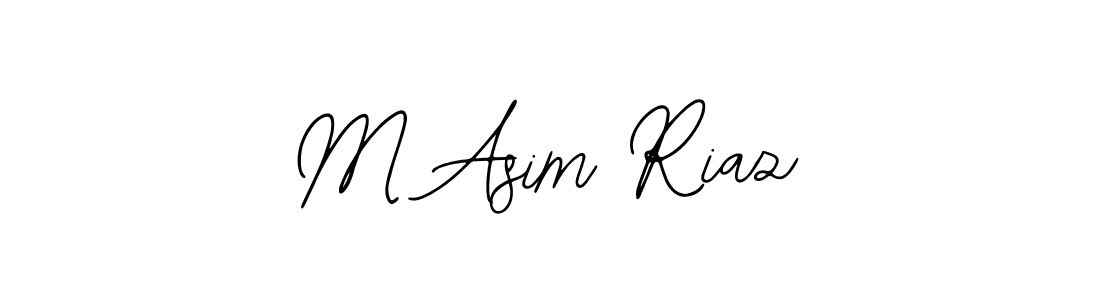 How to make M Asim Riaz name signature. Use Bearetta-2O07w style for creating short signs online. This is the latest handwritten sign. M Asim Riaz signature style 12 images and pictures png