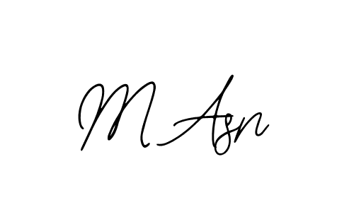 Make a beautiful signature design for name M Asn. With this signature (Bearetta-2O07w) style, you can create a handwritten signature for free. M Asn signature style 12 images and pictures png