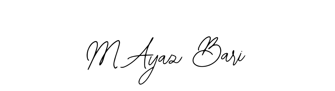 You can use this online signature creator to create a handwritten signature for the name M Ayaz Bari. This is the best online autograph maker. M Ayaz Bari signature style 12 images and pictures png